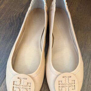 Tory Burch Minnie Travel Ballet with Logo - 8.5